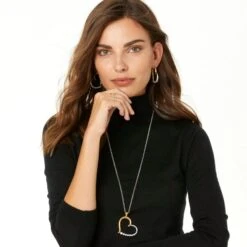 Sparkle Heart Convertible Necklace 9 Sparkle Heart Convertible Necklace -Fashion Accessories Store sparkle heart convertible necklace silver gold 4 34d17c5c de2a 43c5 b7f0 7a1cdef5094f