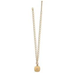 Suisses Necklace -Fashion Accessories Store suisses necklace brushed gold 2