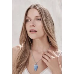 Toledo With Love Blue Quartz Necklace 7 Toledo With Love Blue Quartz Necklace -Fashion Accessories Store toledo with love blue quartz necklace blue 3 edc51542 4a58 43fa 9bcb b0582b029490
