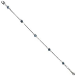 Fashion Accessories Store -Fashion Accessories Store twinkle anklet silver sapphire 1