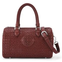 Vereda Satchel -Fashion Accessories Store vereda satchel garnet 0