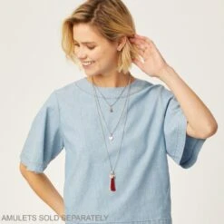 Vivi Delicate Long Charm Necklace -Fashion Accessories Store vivi delicate long charm necklace silver 2 4d37f5e2 4016 4162 9223 e205da4f4159