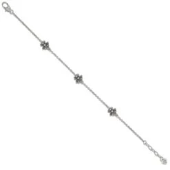 Fashion Accessories Store -Fashion Accessories Store wild flowers anklet silver 1